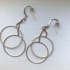 Gold Circle Earrings